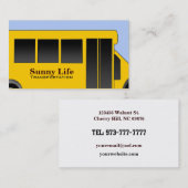 Cartes de visite d'autobus (Devant / Derrière)