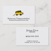 Cartes de visite d'autobus (Devant / Derrière)