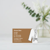 Cartes de visite d'autodéfense (Debout devant)