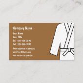 Cartes de visite d'autodéfense (Devant)