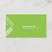 Cartes de visite d'AVG (Dos)