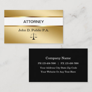 Cartes de visite d'avocat
