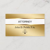 Cartes de visite d'avocat (Devant)