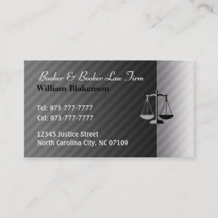 Cartes de visite d'avocat