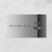 Cartes de visite d'avocat (Dos)