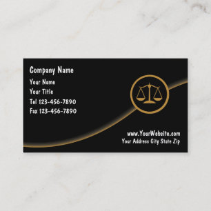 Cartes de visite d'avocat
