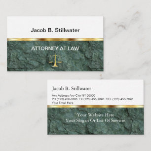 Cartes de visite d'avocat