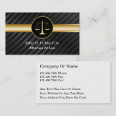 Cartes de visite d'avocat (Devant / Derrière)