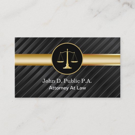 Cartes de visite d'avocat (Devant)