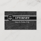 Cartes de visite d'avocat (Devant)
