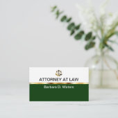 Cartes de visite d'avocat (Debout devant)