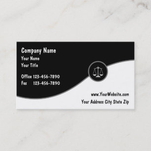 Cartes de visite d'avocat