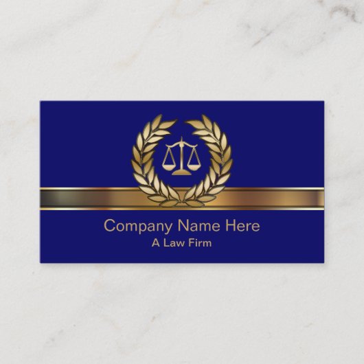 Cartes de visite d'avocat (Devant)