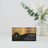 Cartes de visite d'avocat (Debout devant)