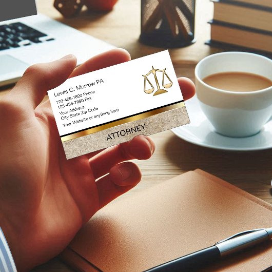 Cartes de visite d'avocat