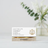 Cartes de visite d'avocat (Debout devant)