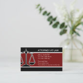 Cartes de visite d'avocat (Debout devant)