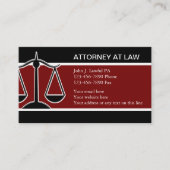 Cartes de visite d'avocat (Devant)
