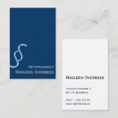 Cartes de visite d'avocat (Devant / Derrière)