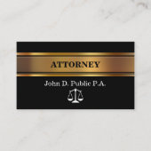Cartes de visite d'avocat (Devant)