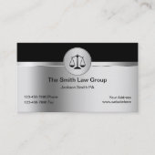 Cartes de visite d'avocat (Devant)