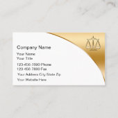 Cartes de visite d'avocat (Devant)