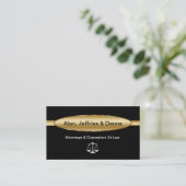 Cartes de visite d'avocat (Debout devant)