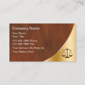 Cartes de visite d'avocat (Devant)