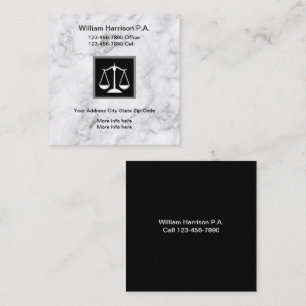 Cartes de visite d'avocat élégantes et uniques