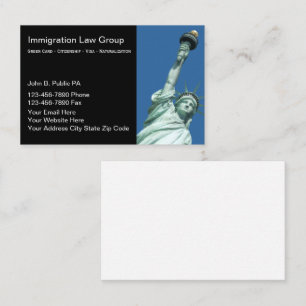Cartes de visite d'avocat en droit de l'immigratio