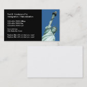 Cartes de visite d'avocat en immigration (Devant / Derrière)