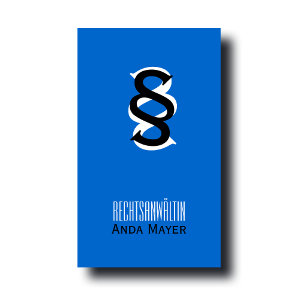Cartes de visite d'avocate