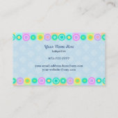 Cartes de visite de baby-sitter (Dos)