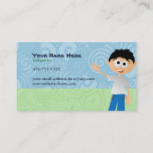 Cartes de visite de babysitter (Dos)