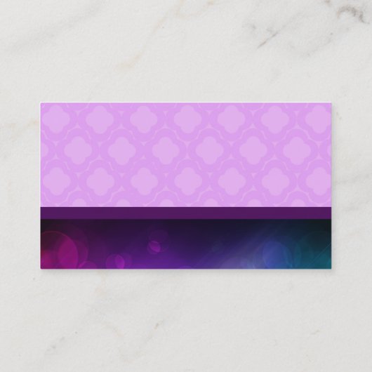 Cartes de visite de babysitter (Dos)