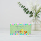 Cartes de visite de babysitter (Debout devant)