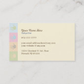 Cartes de visite de babysitter (Dos)