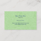 Cartes de visite de babysitter (Dos)