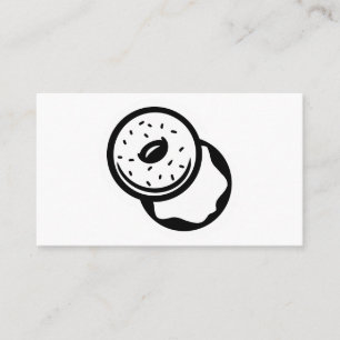 Cartes de visite de bagel