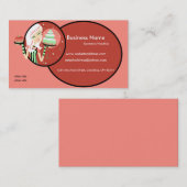 Cartes de visite de Baker/chef 2 de (Devant / Derrière)