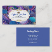 Cartes de visite de baladodiffusion personnalisabl (Devant / Derrière)