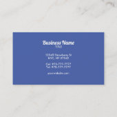 Cartes de visite de baladodiffusion personnalisabl (Dos)