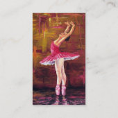 CARTES DE VISITE DE BALLERINE (Dos)