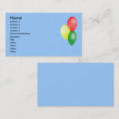Cartes de visite de ballons (Devant / Derrière)
