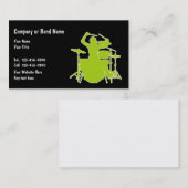 Cartes de visite de bande de musique (Devant / Derrière)