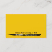 Cartes de visite de bar à sushis (Dos)