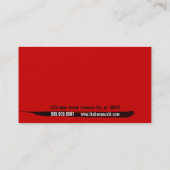 Cartes de visite de bar à sushis (Dos)