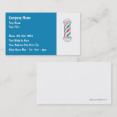 Cartes de visite de barbier (Devant / Derrière)