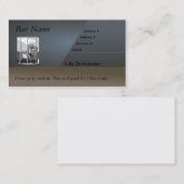 Cartes de visite de barman (Devant / Derrière)