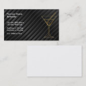 Cartes de visite de barman (Devant / Derrière)